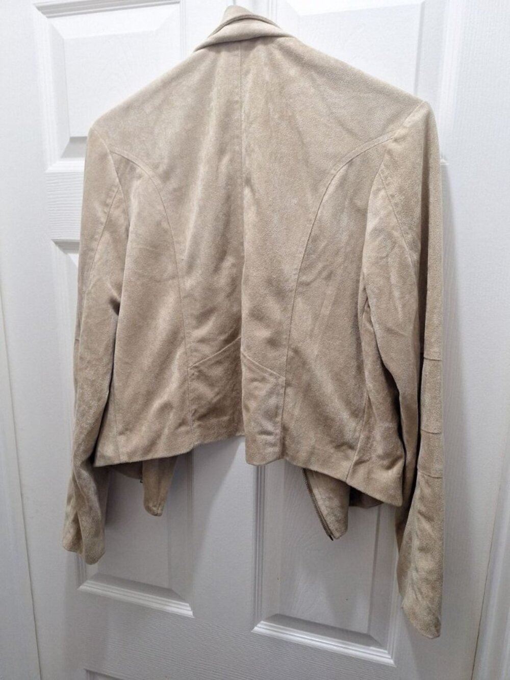 Rue21 Tan Faux Suede Moto Jacket for Women - Picture 3 of 3